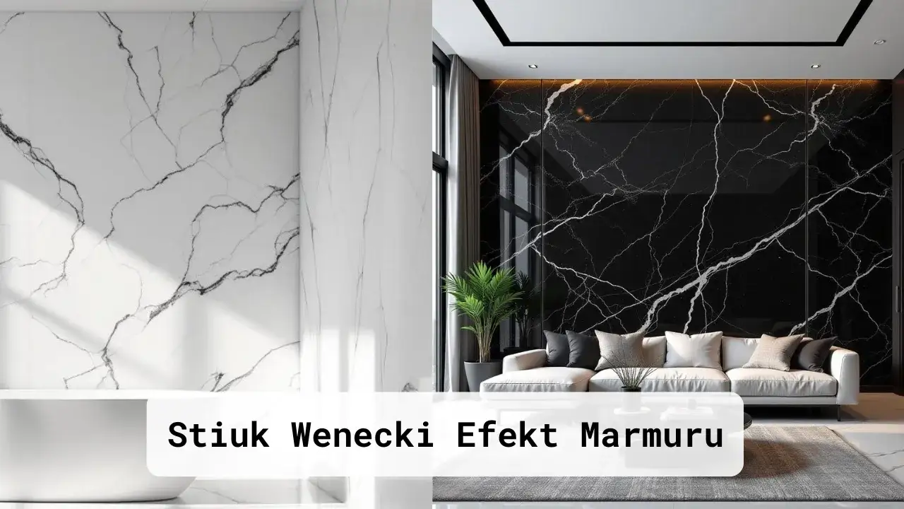 Zdjęcie Stiuk Marmurowy Najlepszy Efekt w Całym Domu | Biały i Czarny Marmo